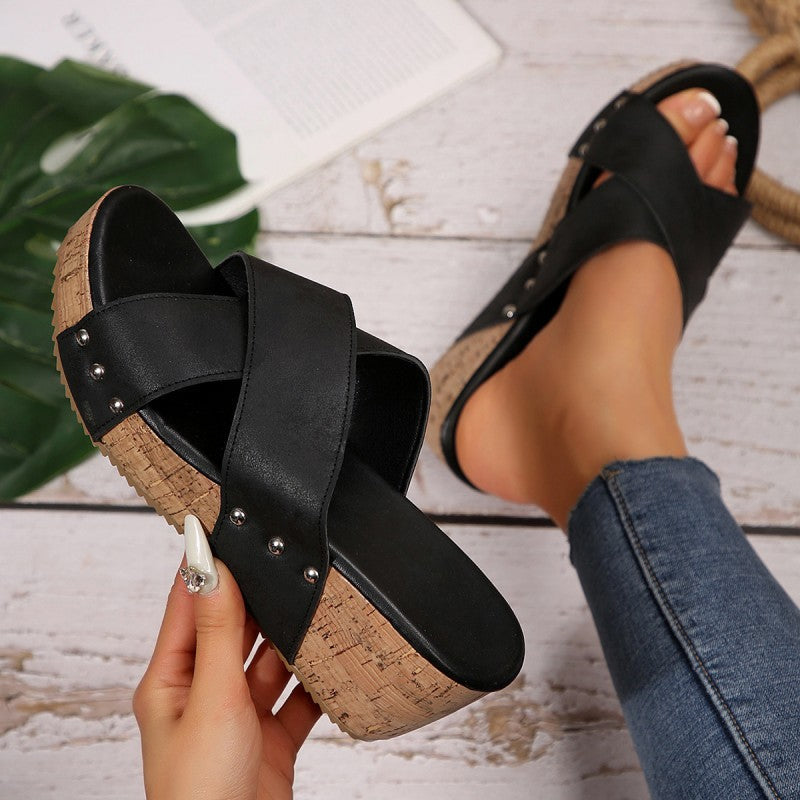 Oakley | Boho Wedge-Sandale für Damen