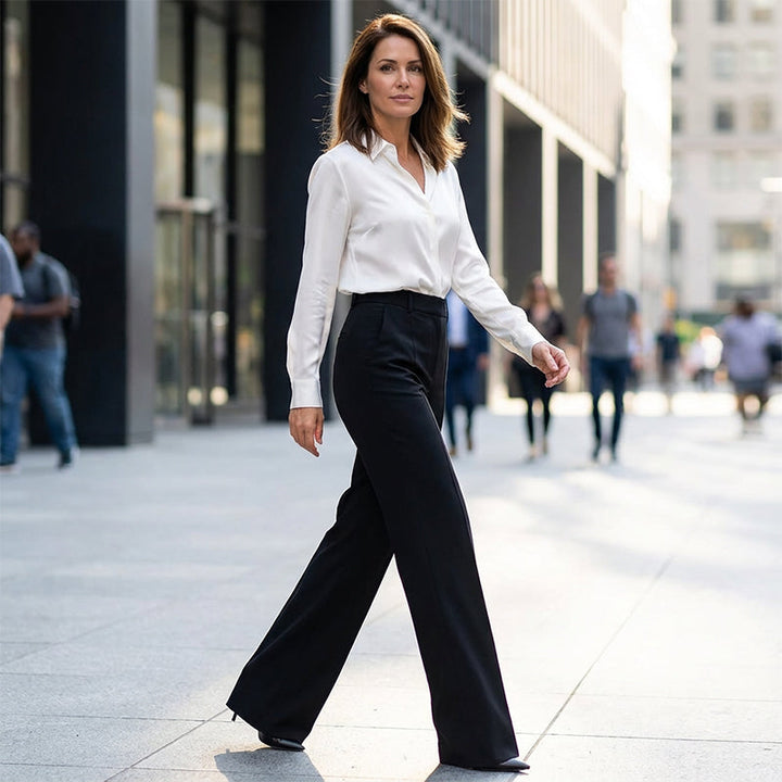 Bibi | Damen-Anzughose mit hoher Taille