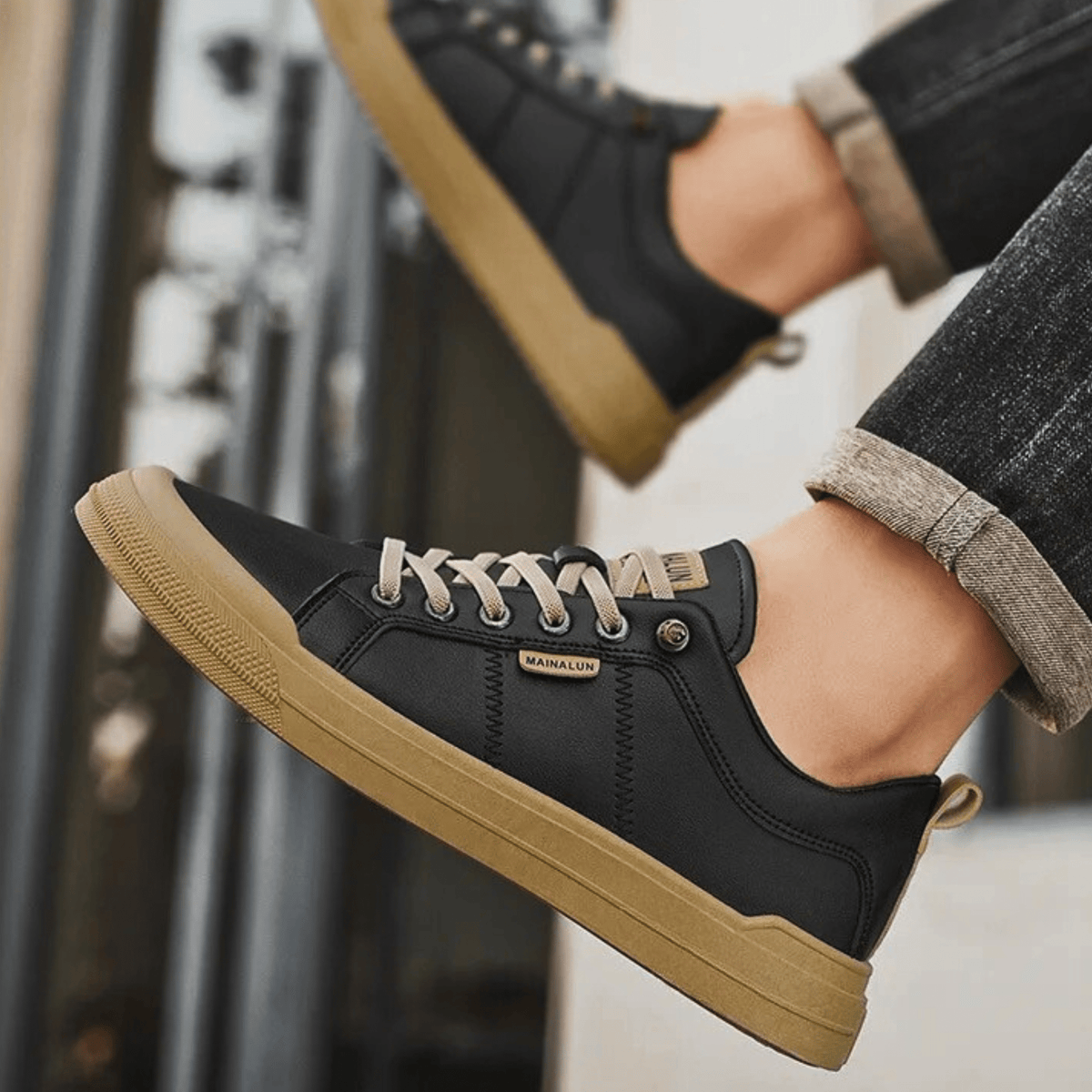 Jonas | Elegante Leder-Sneaker
